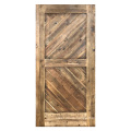 New Products Interior Solid Wood Slabs Sliding Barn Door Wood Panel Door Design